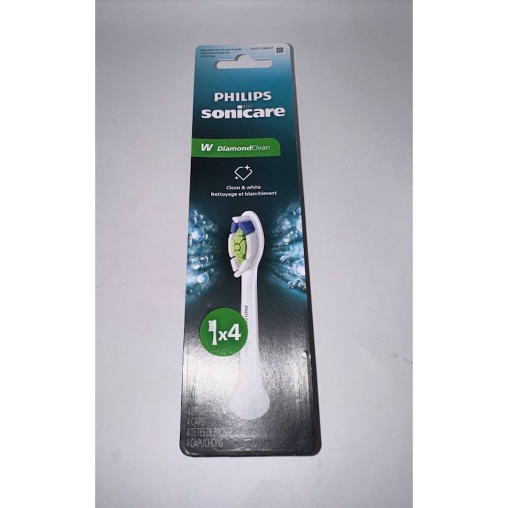 Philips Sonicare W Diamond-Clean Replacement Brush Heads 4-Pack  New Sealed
